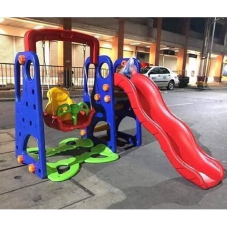 3 slide playset