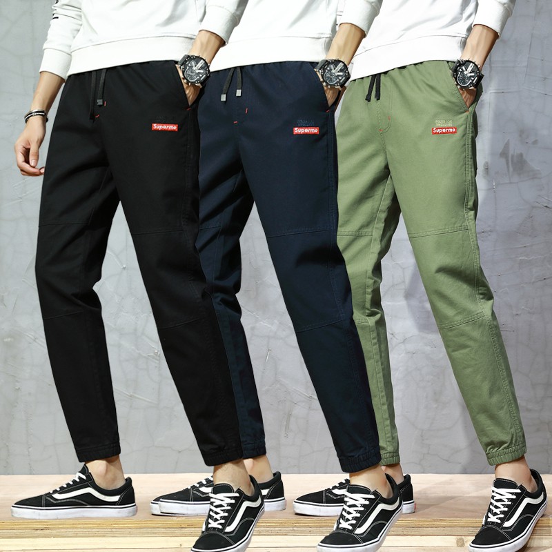 cargo pants skinny mens