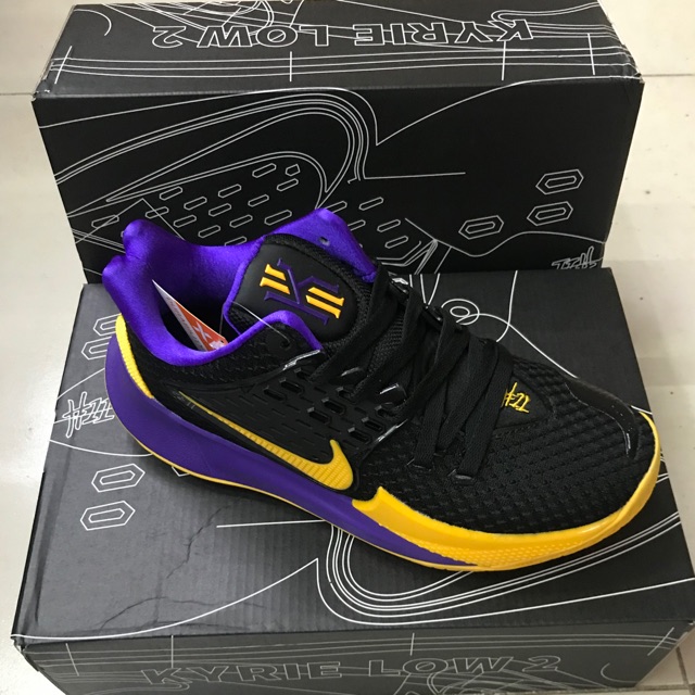 kyrie irving shoes black and purple