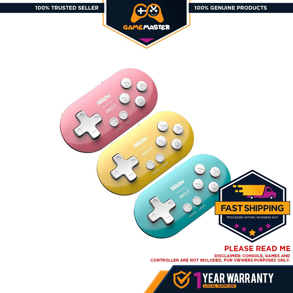 8bitdo Zero 2 Bluetooth Gamepad Compatible For Nintendo Switch Windows Mac Android Shopee Philippines