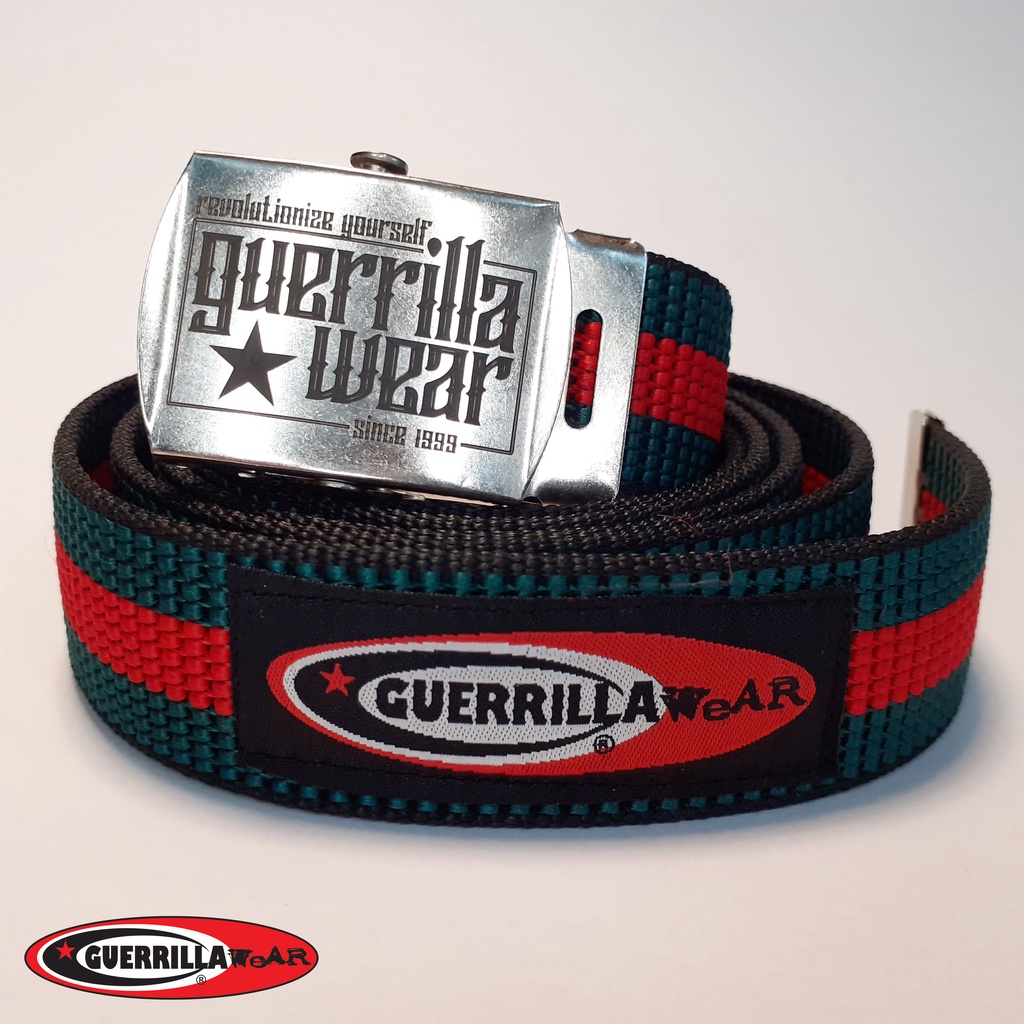 guerrilla-wear-belt-green-red-green-shopee-philippines