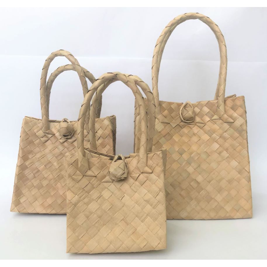 Natural Buri bags (3sizes available) Shopee Philippines