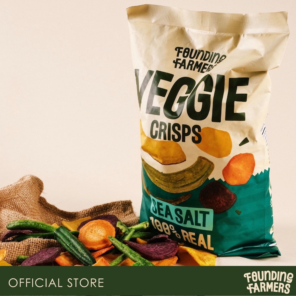 Founding Farmers Mixed Veggie Crisps in Sea Salt 120g Shopee Philippines