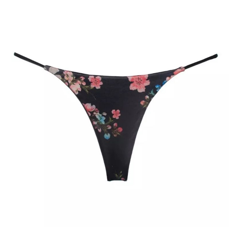 Plain Lowrise Ladies Tback Comfortable Lingerie Panty Women Thong G