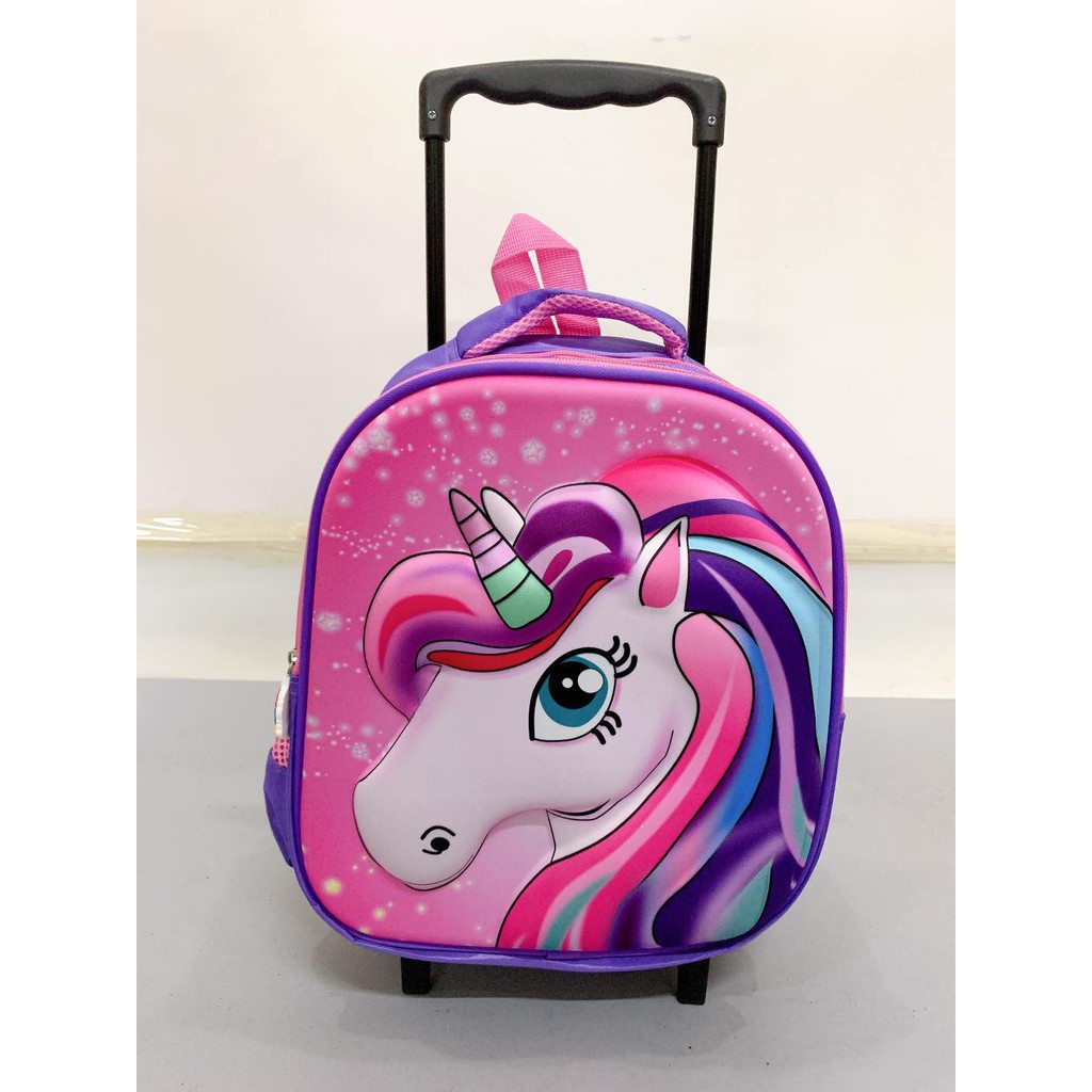2020# Fashion Cartoon Character Stroller School Bag For Kids Girls Bags ...