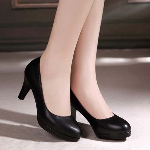 womens black dress shoes for work