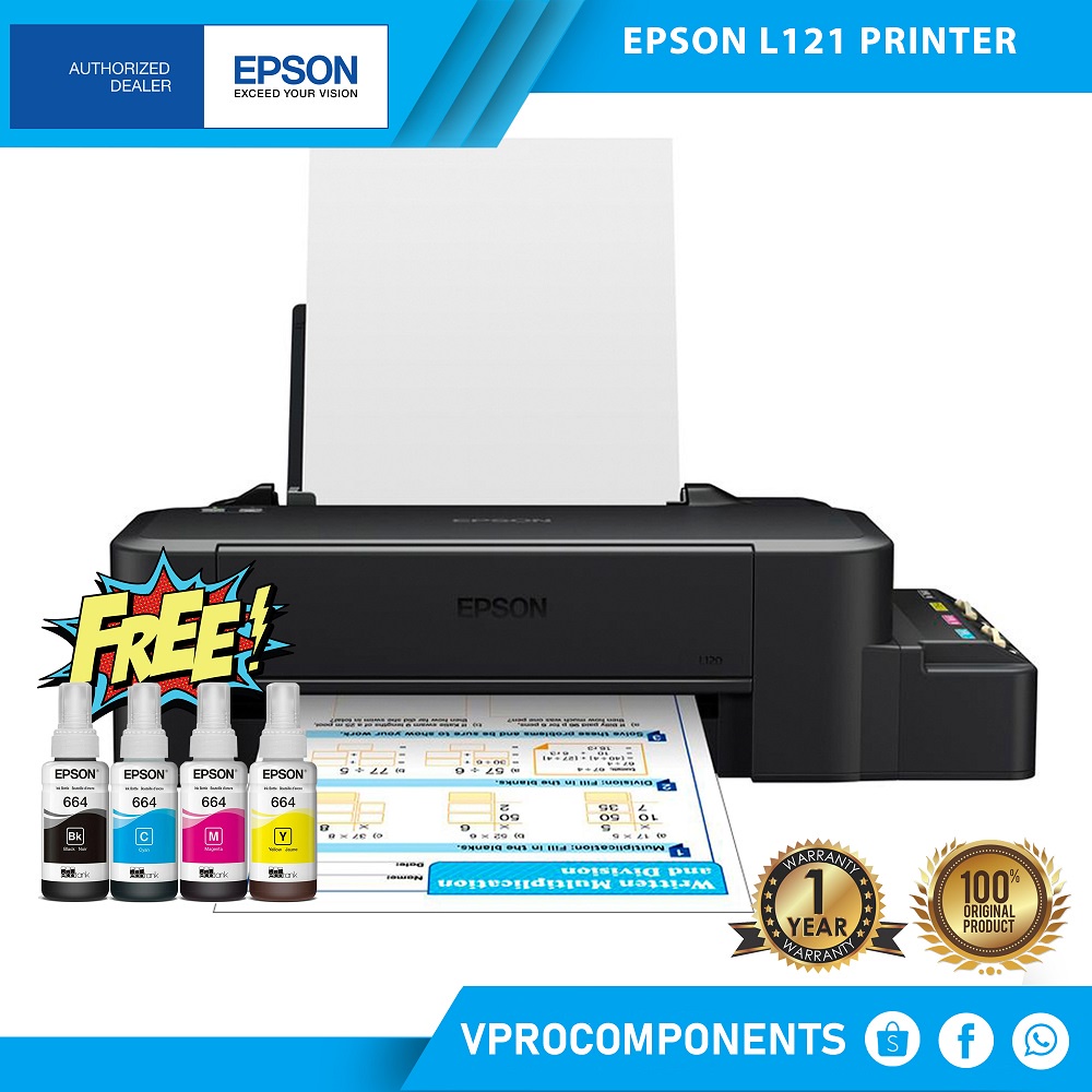 Epson L121 Single Printer New Model Shopee Philippines 7149