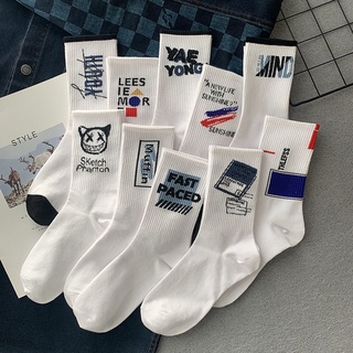 Men stock Korean sock long socks college ins socks men mid socks for women white socks for women