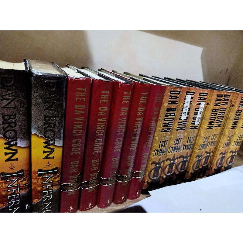 DAN BROWN books HARDCOVER, Preowned Shopee Philippines
