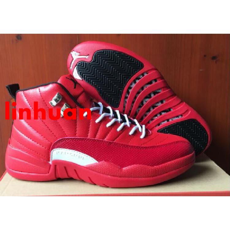 jordan 12 red and black