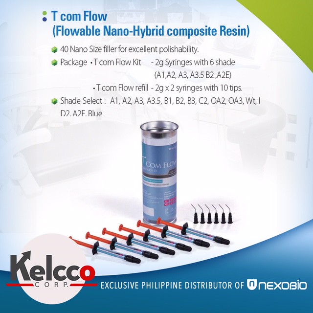 T Com Flow Kit Nexobio Korea Dental Flowable Composite Shopee Philippines
