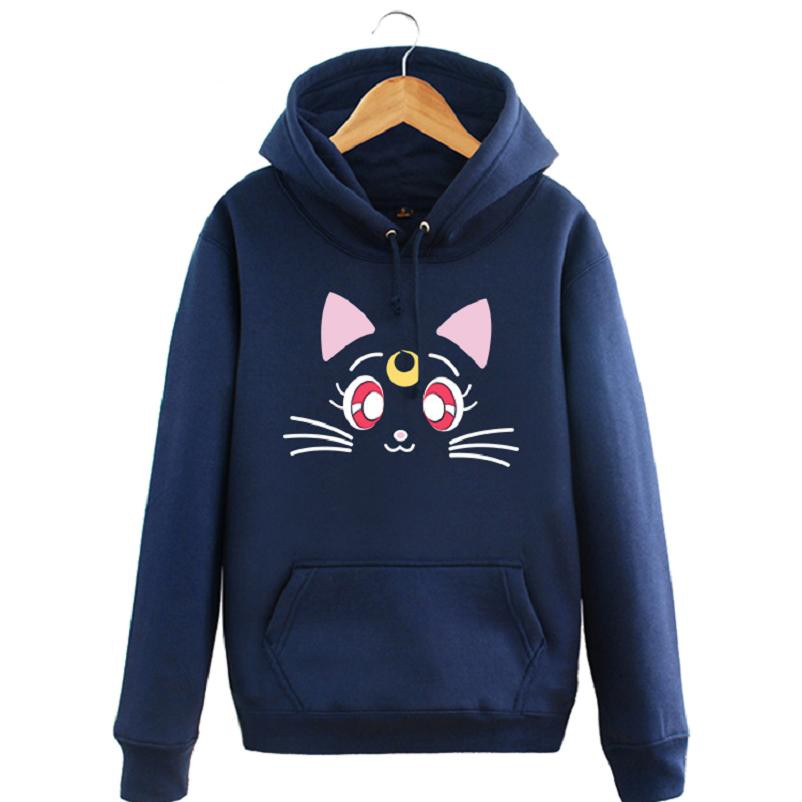 sailor moon luna hoodie