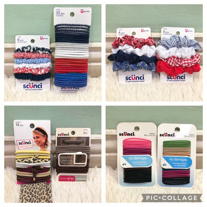 [Authentic] Scunci Hair Elastics from US Shopee Philippines