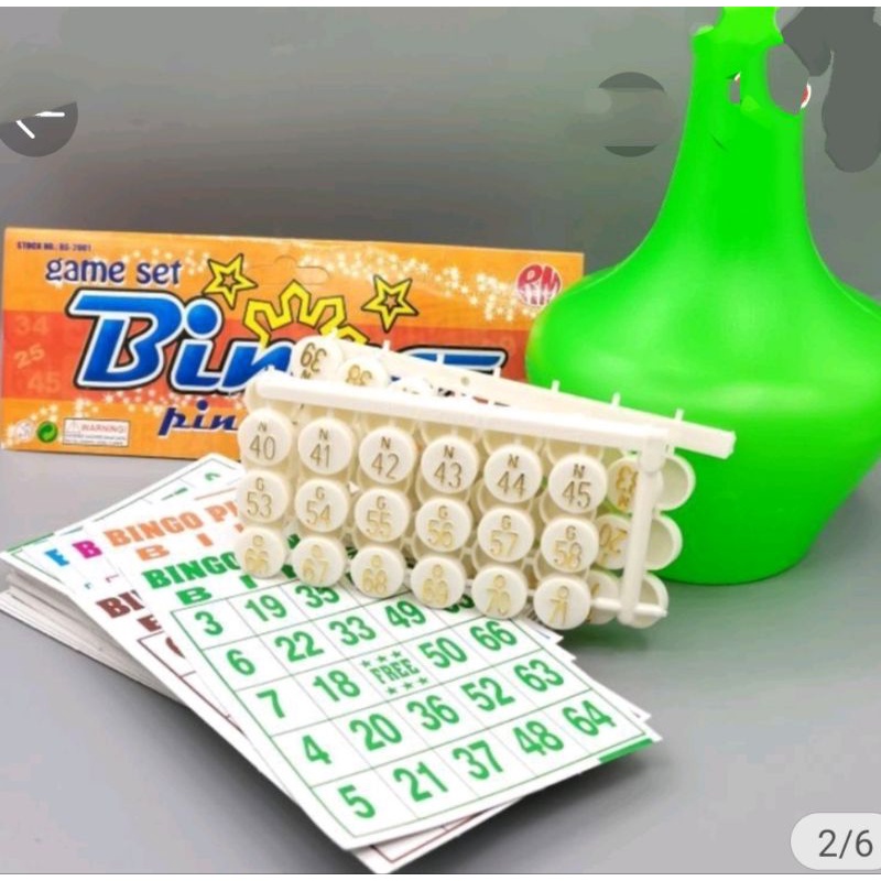 Bingo pinoy game set with card Shopee Philippines