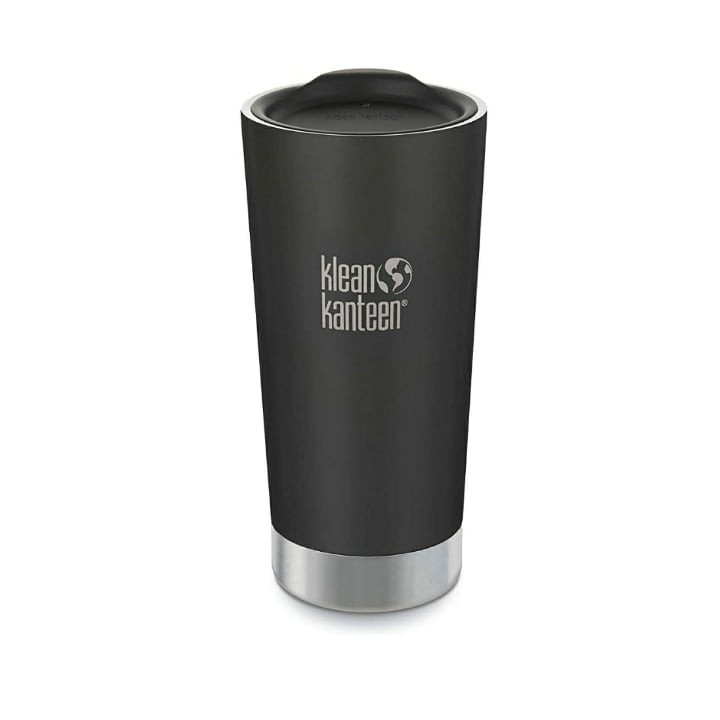 Klean Kanteen Vacuum Insulated Tumbler with Lid 20 oz Shale Black