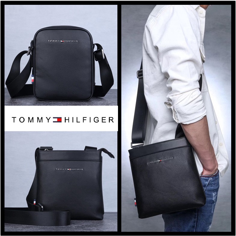 leather tommy hilfiger bag