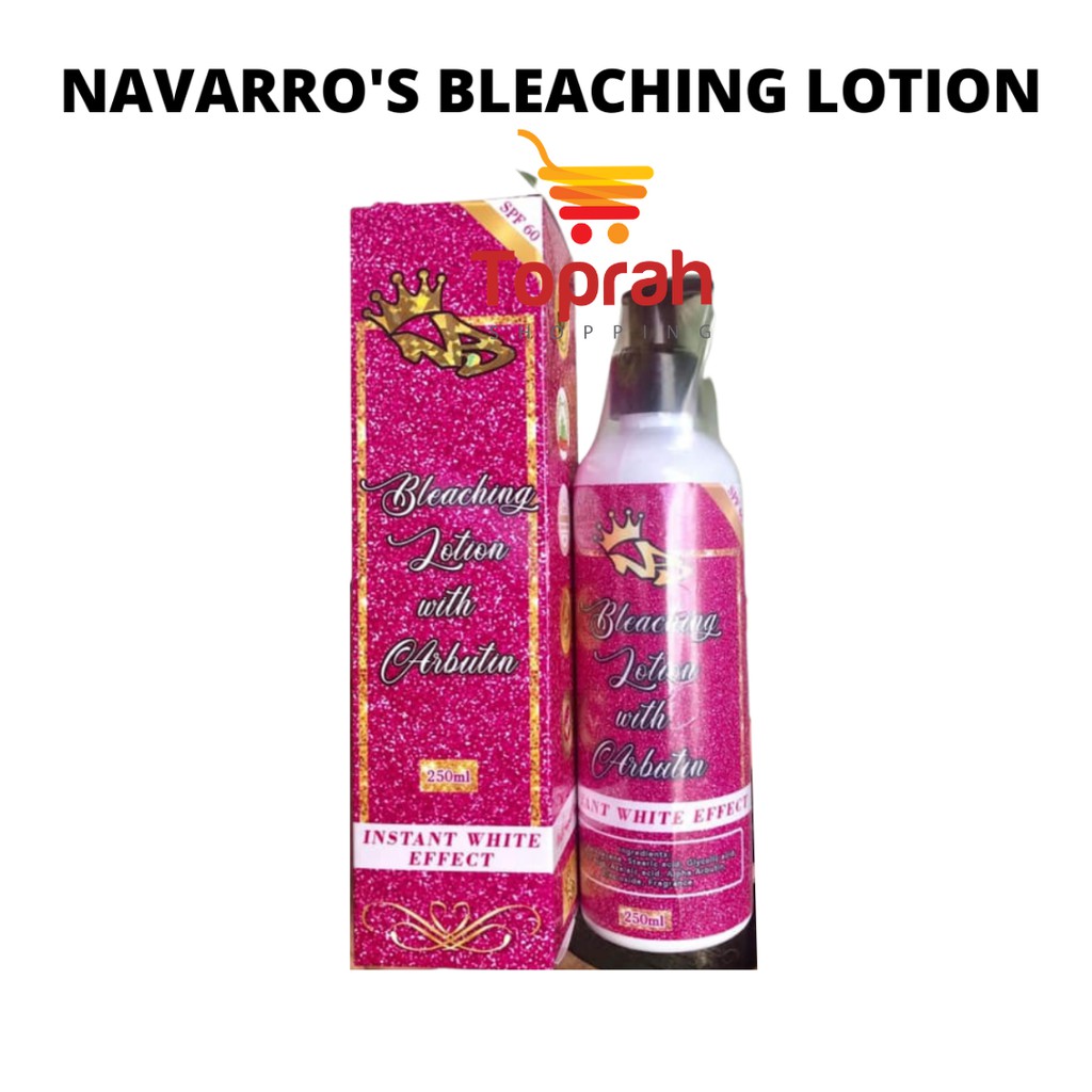 Navarro Bleaching Lotion NB New Effective 250ml | Shopee Philippines