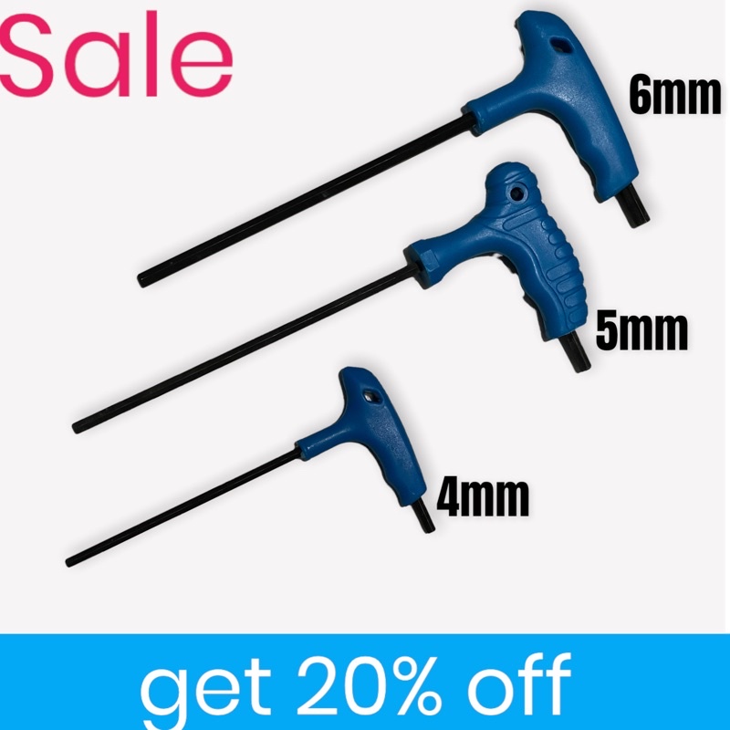 L ALLEN WRENCH with Handle size 4mm-5mm-6mm Flyman USA Original Sold ...