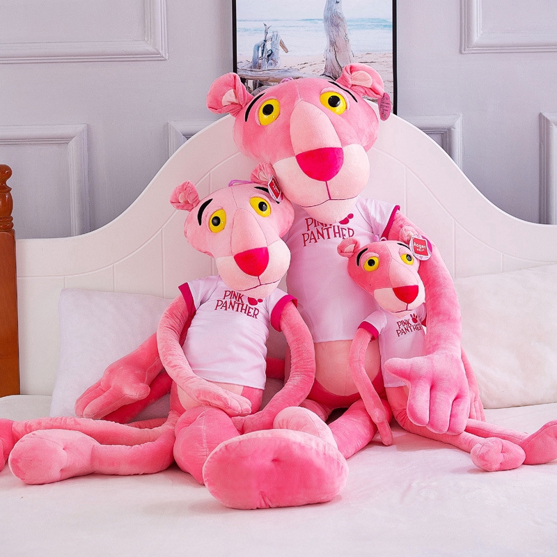 big pink panther stuffed animal