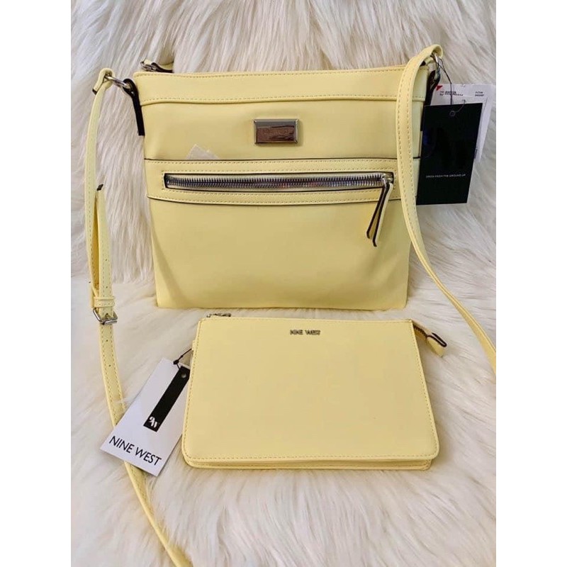 nine west yellow bag