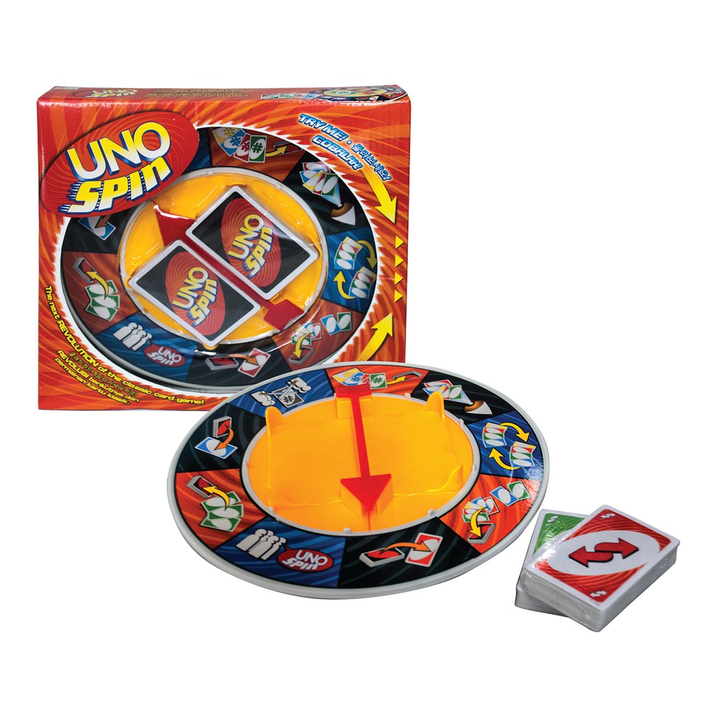 Mattel Uno Spin Board Game Shopee Philippines