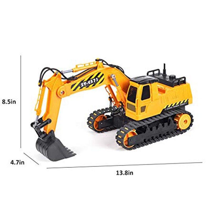 battery excavator toy