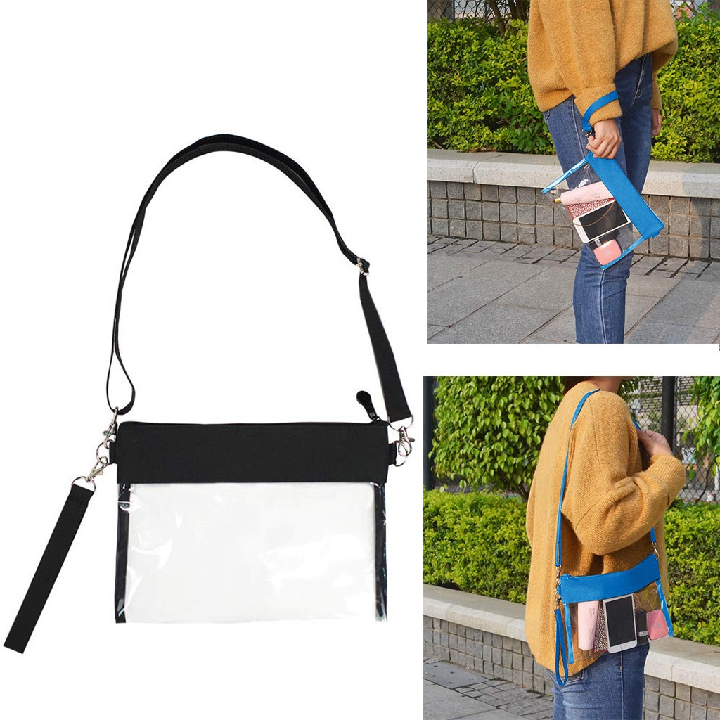 clear messenger bag