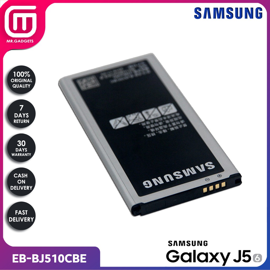 Eb Bj510cbc Samsung Galaxy J5 16 Battery J510 J510f Jf10fn J510gn J510h J510s J510mn Shopee Philippines