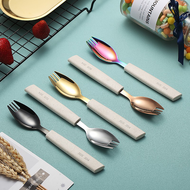 Instant noodle spoon 304 stainless steel westernstyle Chinese western