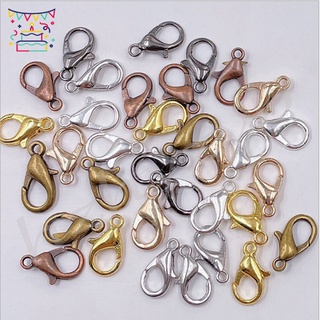 10pcs/lot Wholesale Price DIY Lobster Clasps 12mm Bronze/Gold Lobster Clasps Hooks For Necklace Bracelet DIY Jewelry Making