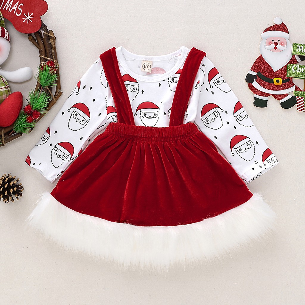 christmas suspender skirt