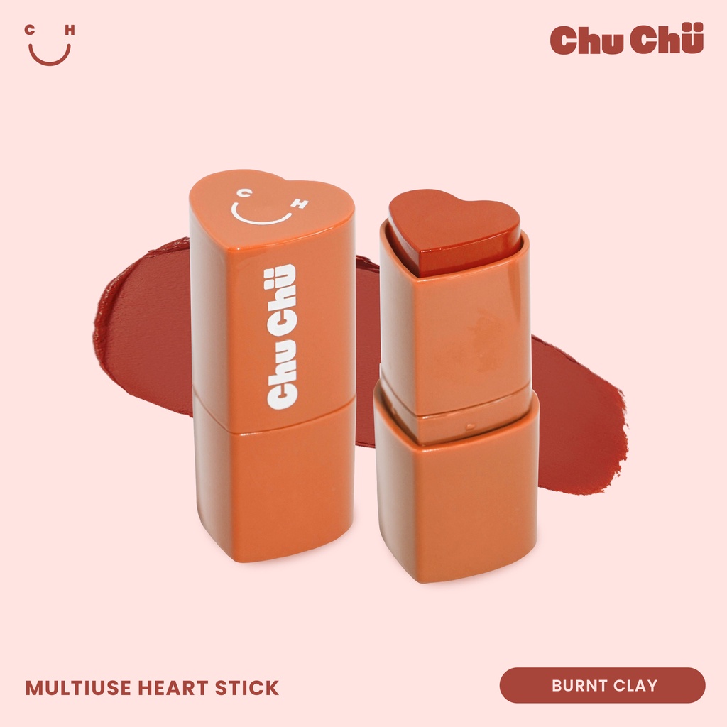 Chu Chu Beauty Multiuse Heart Stick In Burnt Clay | Shopee Philippines