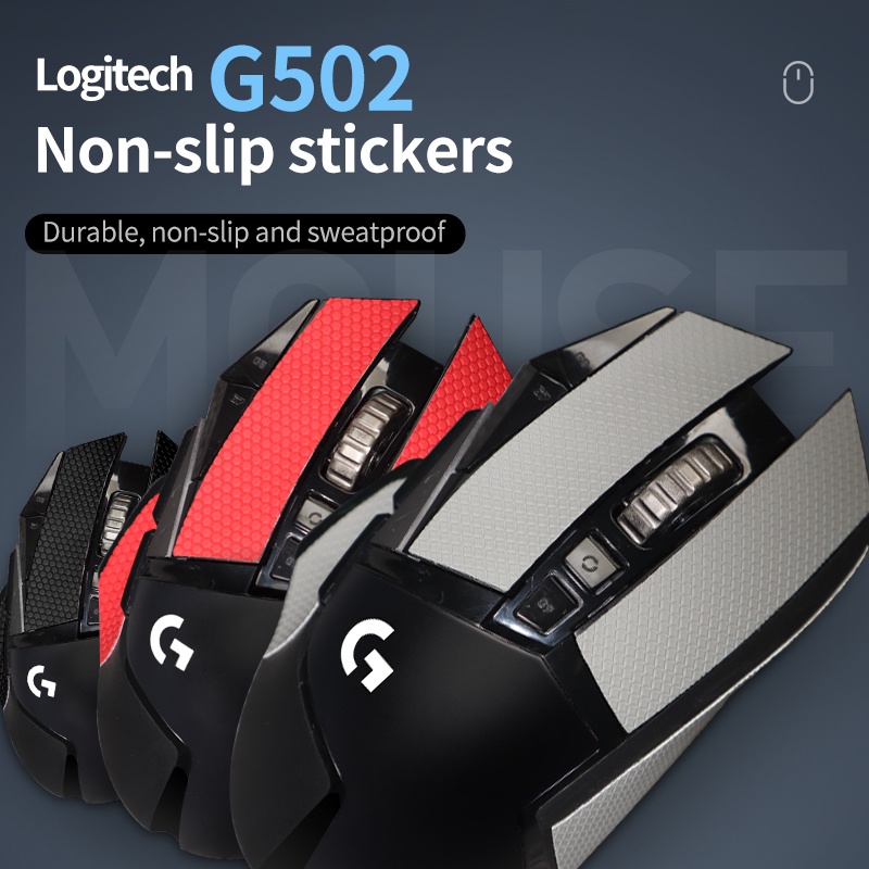 For Logitech G502 Mouse Grip Tape Skate Handmade Sticker Non Slip