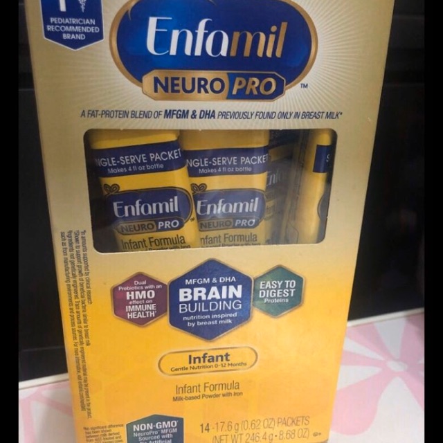 enfamil infant formula packets