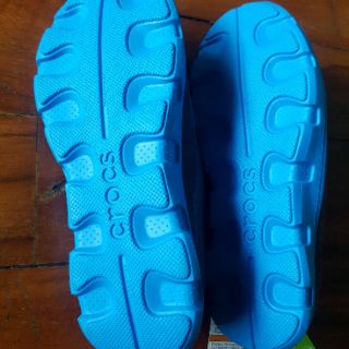 New CROCS Duet Sport Mesh slip on shoes size J5 | Shopee Philippines