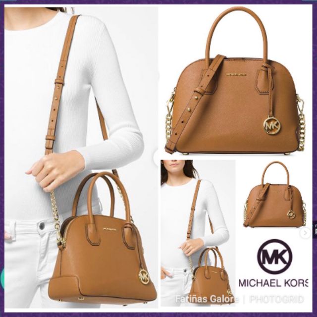 michael kors medium dome satchel