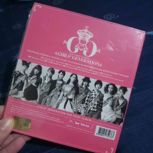 Snsd Girls Generation 1st Album Pink Shopee Philippines