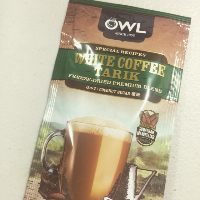 Owl White Coffee Tarik Sachets Shopee Philippines