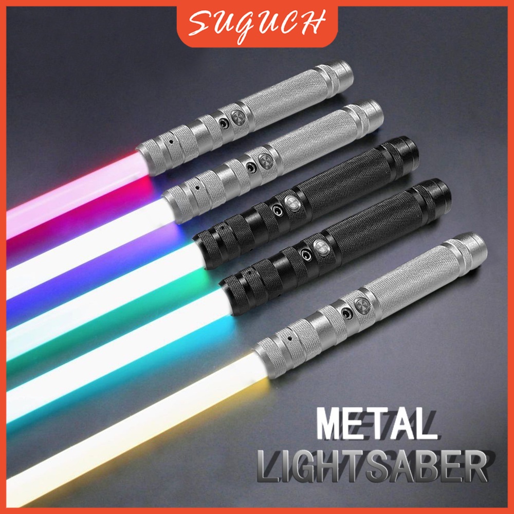 TIKTOK Star Wars RGB lightsaber 7color metal lightsaber LED flash