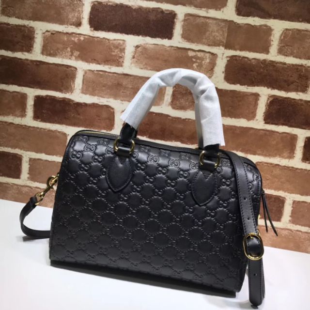 gucci guccissima boston bag