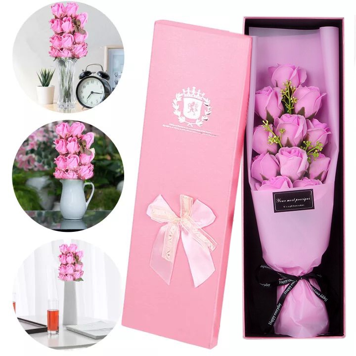 Paadyy 18 /33 pcs Roses valentine's day present for girlfriend valentine's day gift flowers - Image 2