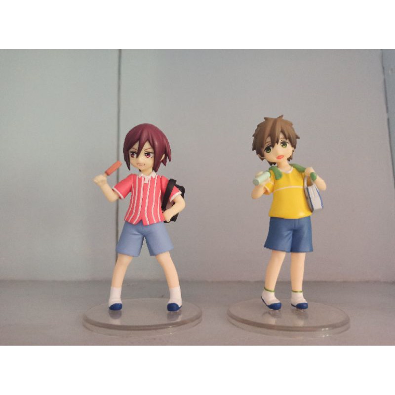 Free anime rin and makoto childhood figures after school | Shopee  Philippines