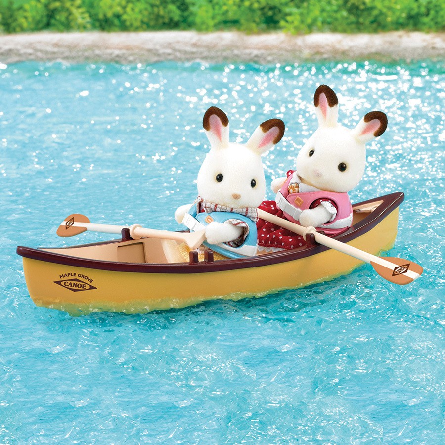 sylvanian families canoe