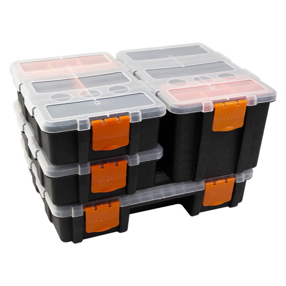 Storage Organiser Box For Screw Nail Nut Bolts Carry Case Tool Box ...