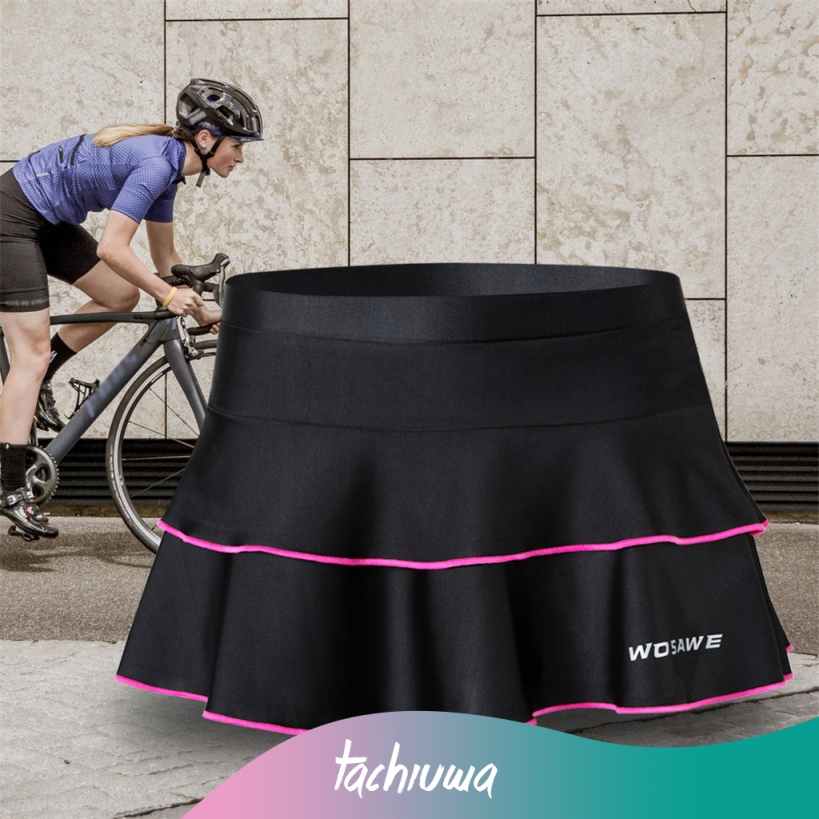 cycling skirt with padded shorts