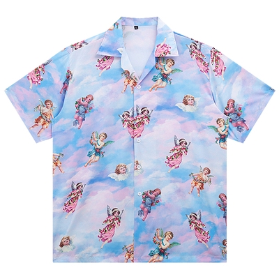 angel print shirt