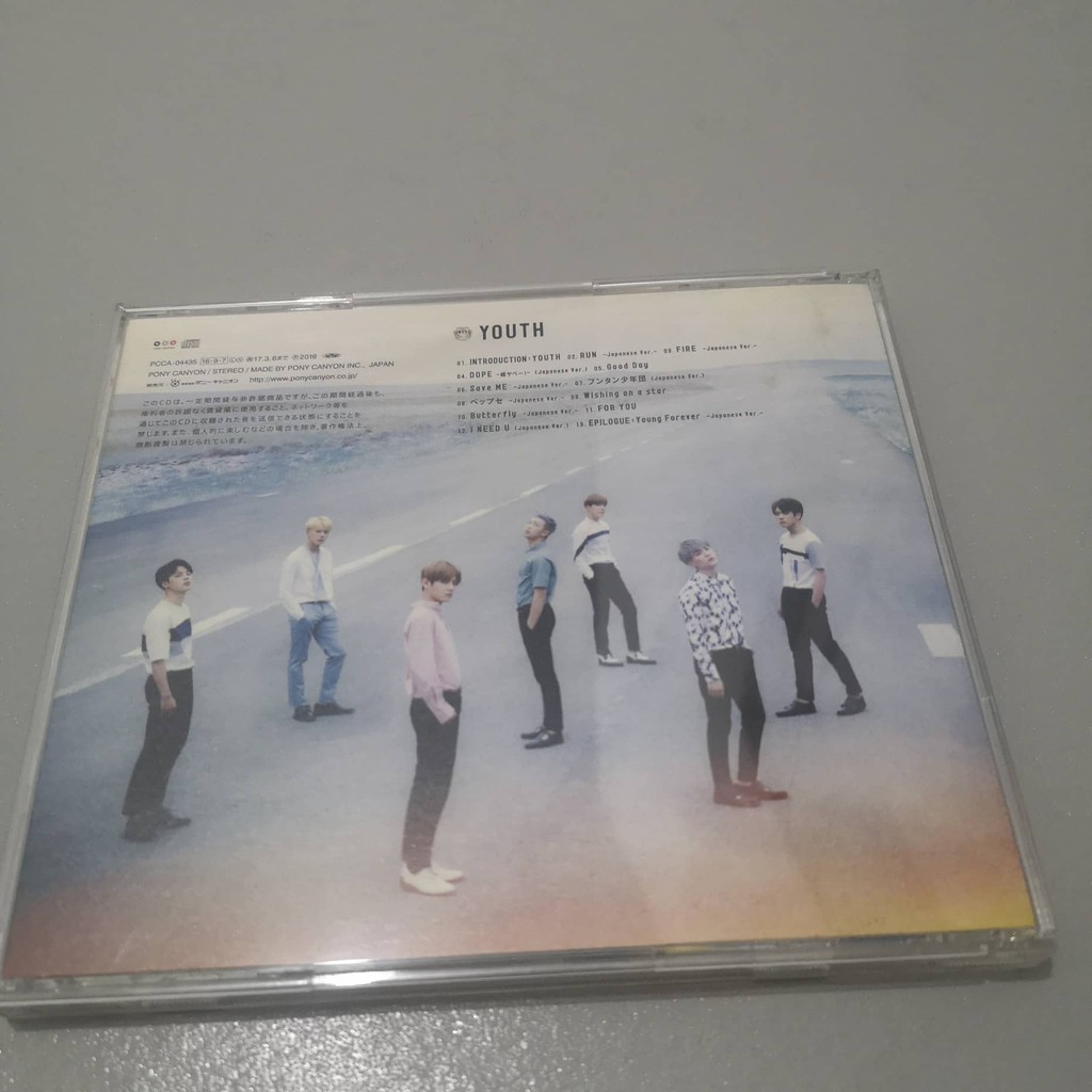 Rare Bts Youth Japanese Album Shopee Philippines