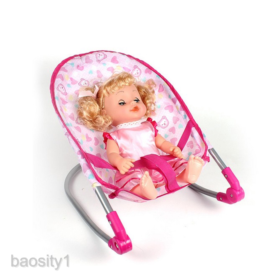 pink baby bouncer chair