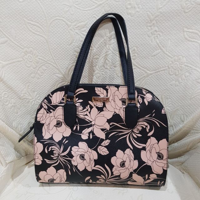 Kate Spade Laurel Way Gardenia Satchel Bag | Shopee Philippines