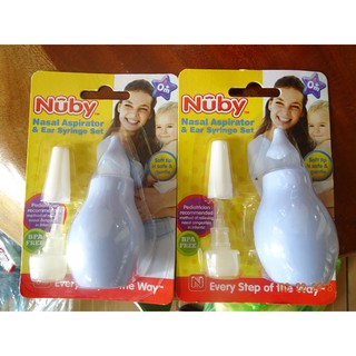 nuby nasal aspirator and ear syringe set